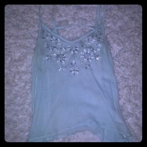 Abercrombie and Fitch XS jeweled tank
